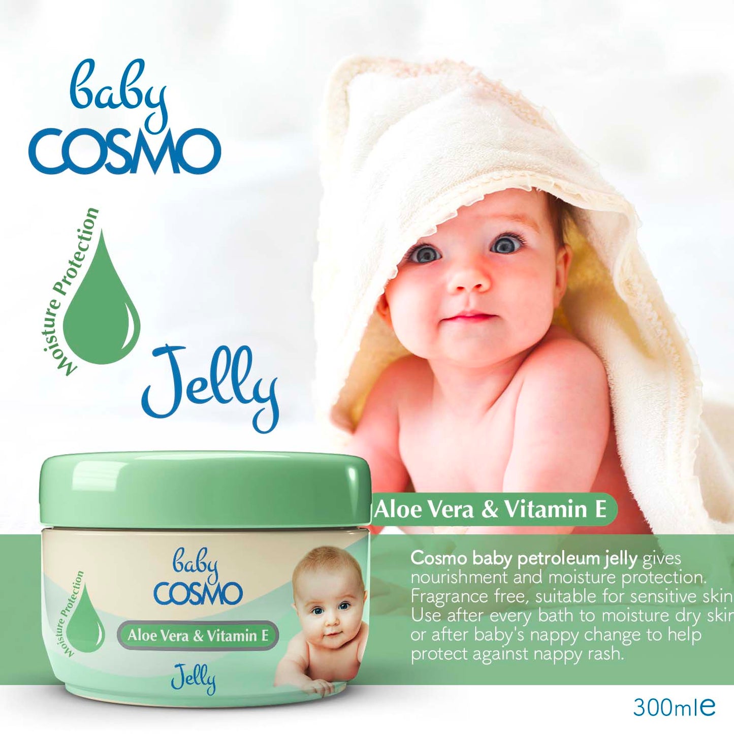 Baby Cosmo Aloe Vera & Vitamin E Jelly