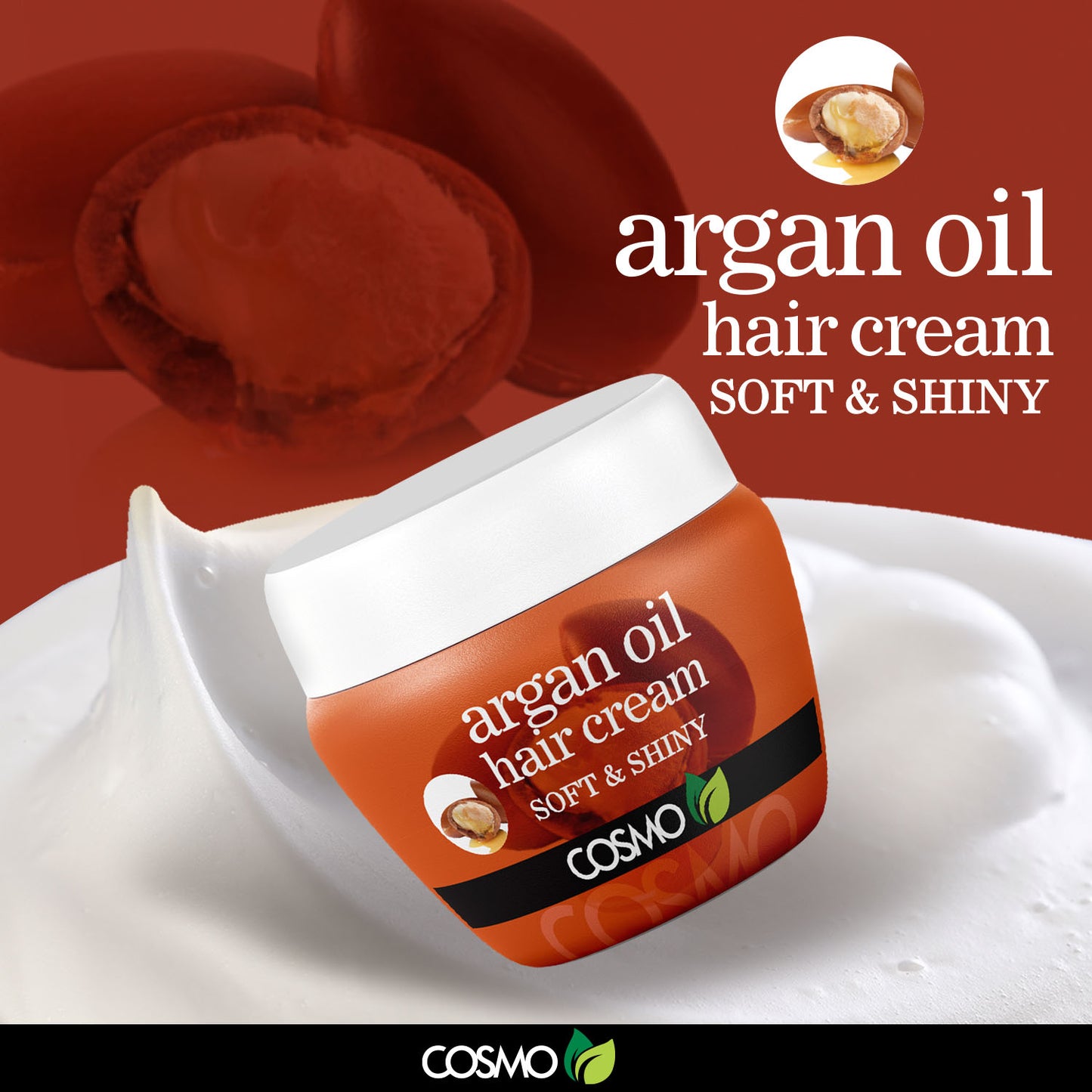 ARGAN OIL HAIR CREAM - SOFT & SHINY