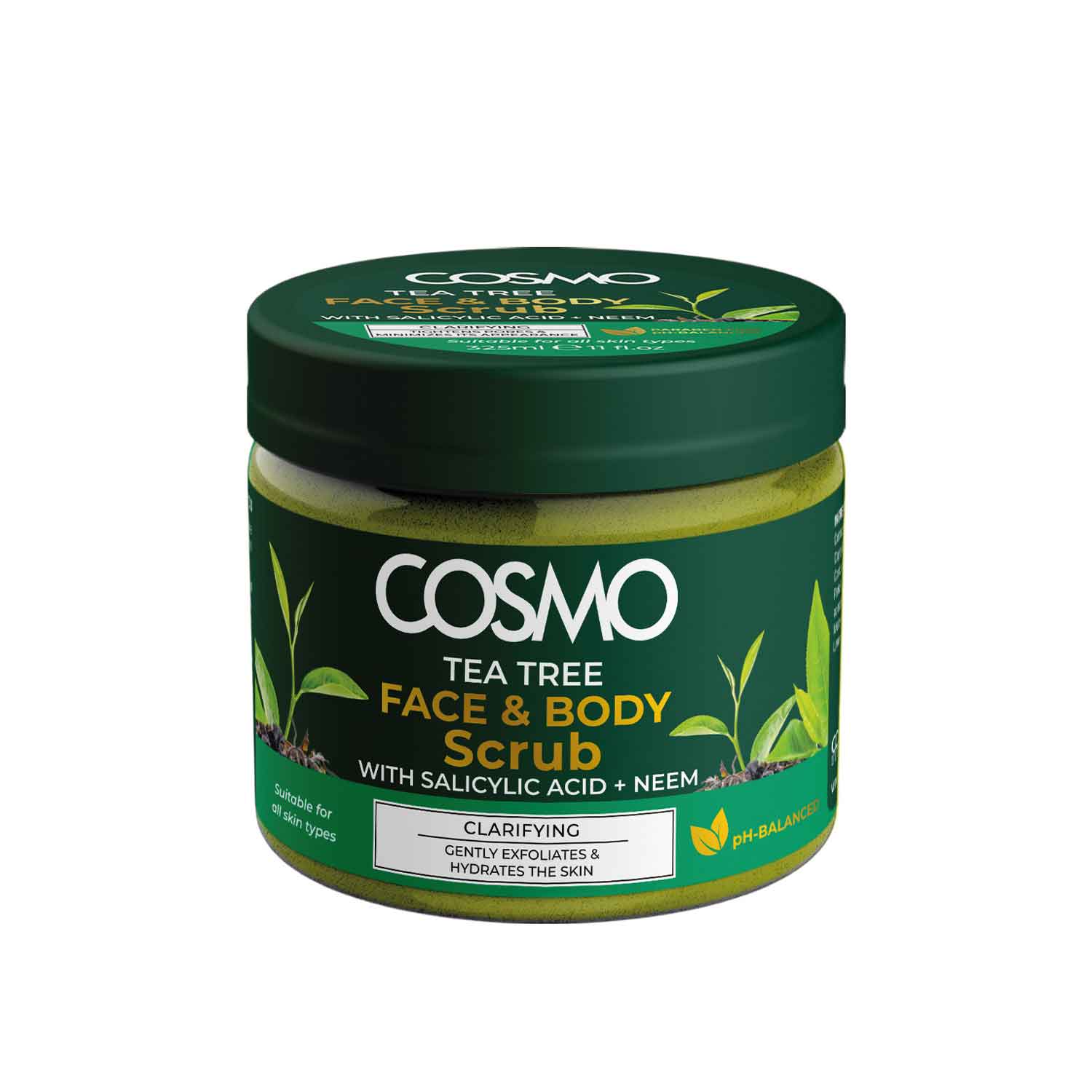 Tea Tree Face and Body Scrub