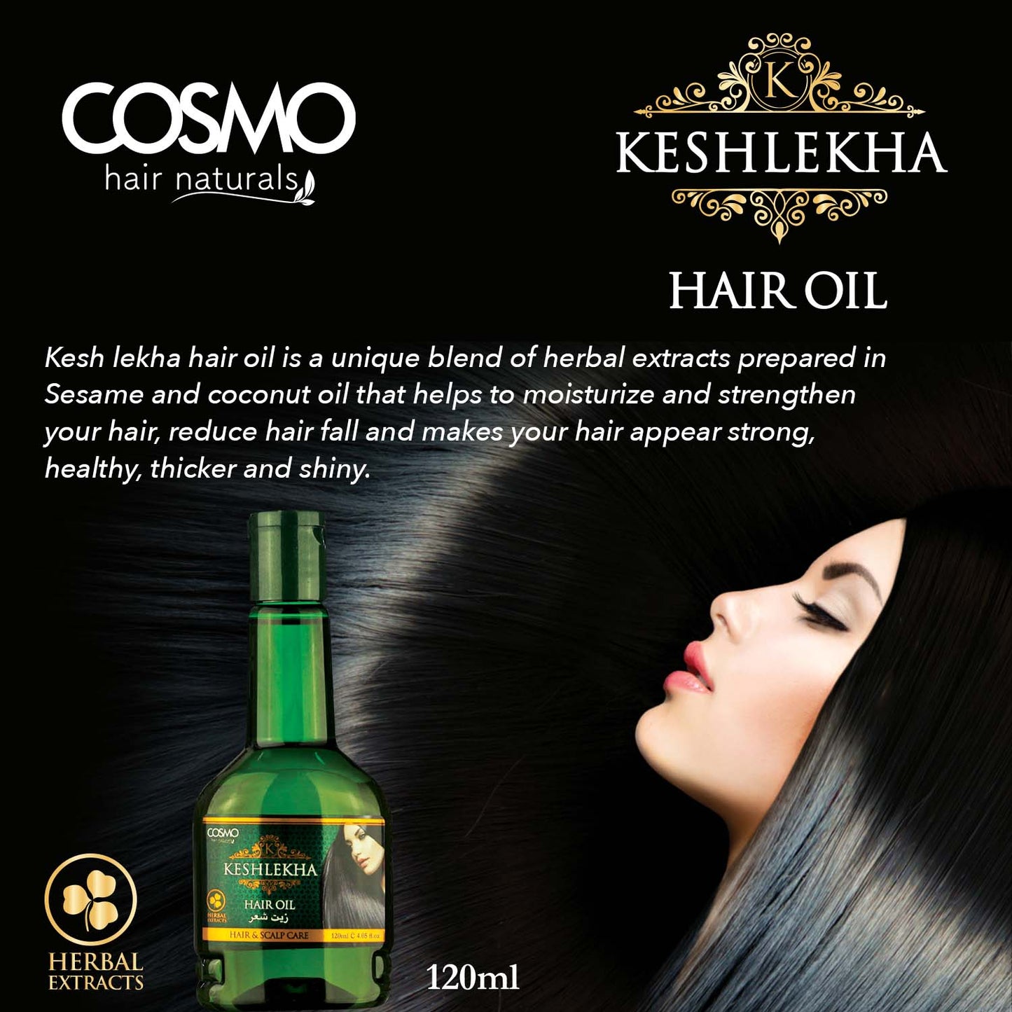 KESHLEKHA HAIR OIL 120ML
