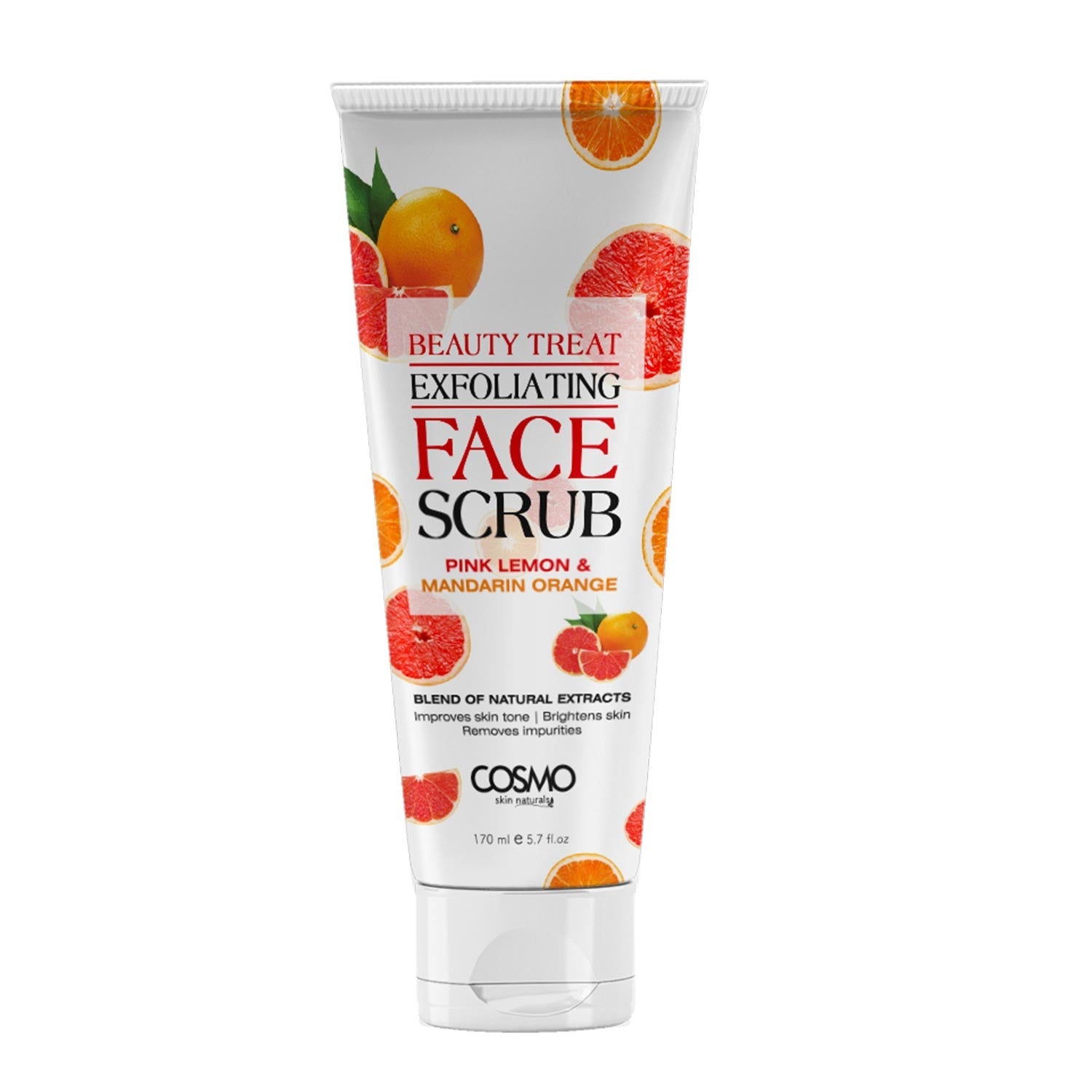 Pink Lemon and Mandarin Orange Face Scrub