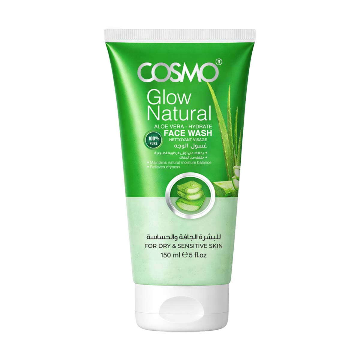 aloe vera glow Glow Natural Aloe Vera Hydrate Face Wash