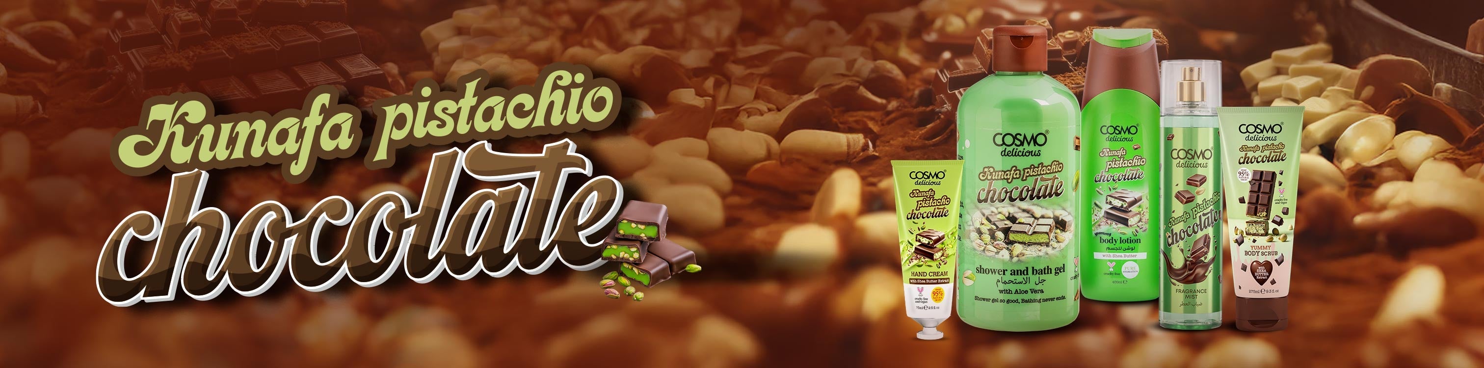 Kunafa Pistachio Chocolate