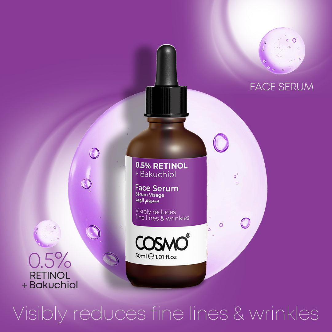 Retinol 0.5% + Bakuchiol Face Serum