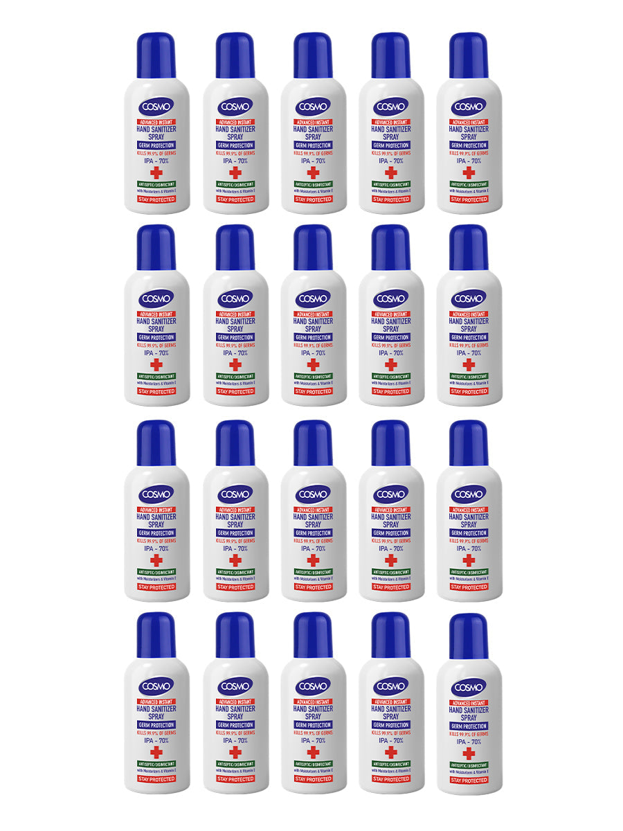 Advanced Instant Hand Sanitizer Spray 100Ml 20Pc