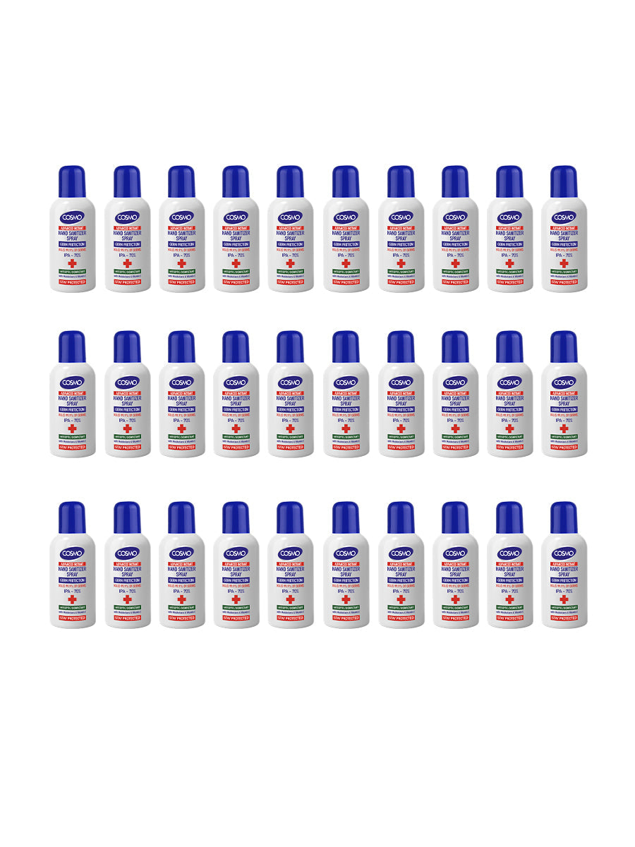 Advanced Instant Hand Sanitizer Spray 100ML - 30PC