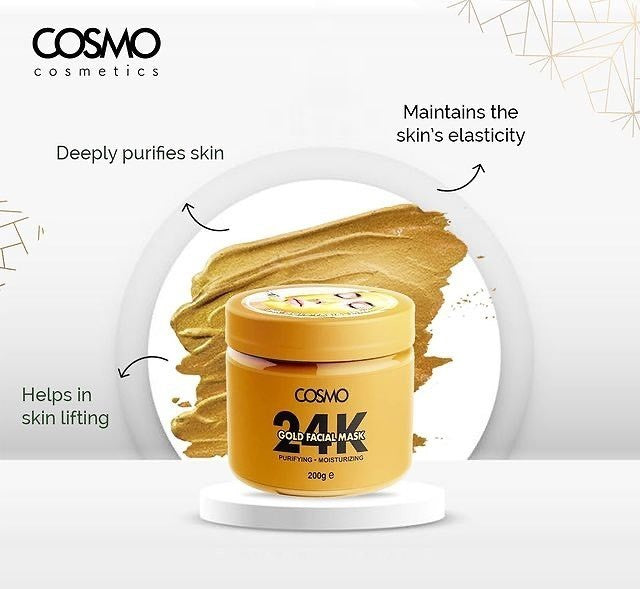 24K Gold Facial Mask