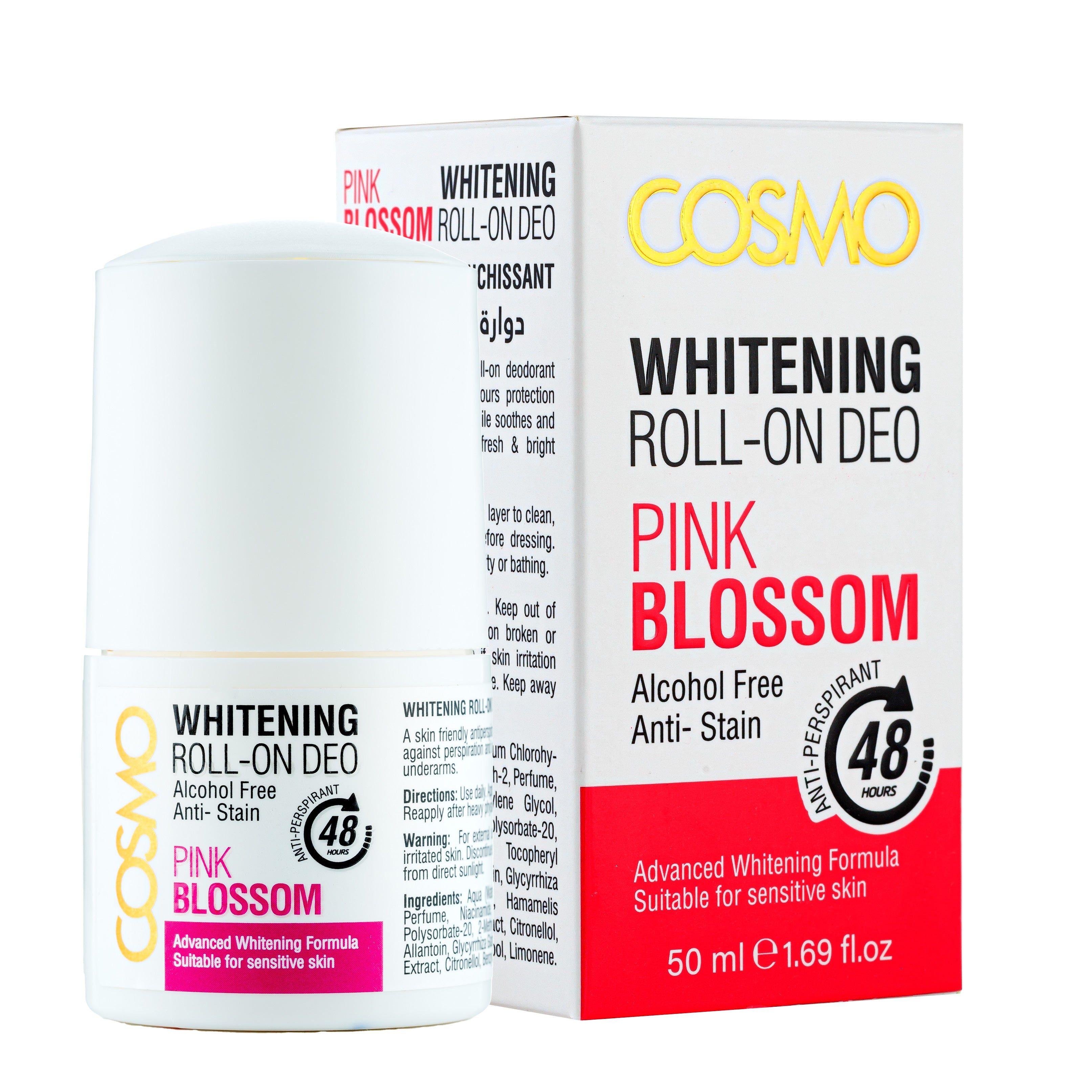 Pink Blossom Whitening Roll-On Deo