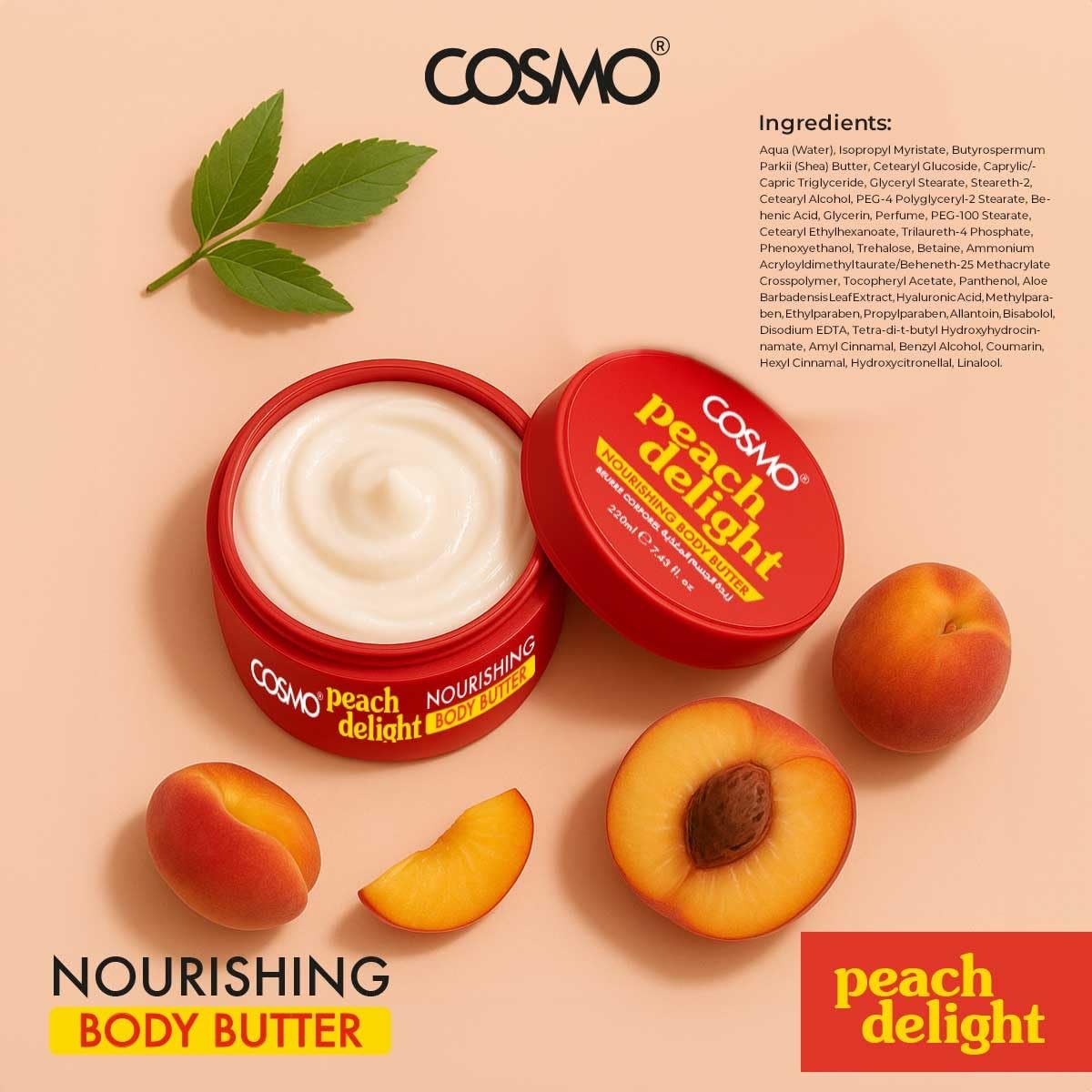 Body Butter Nourishing Peach
