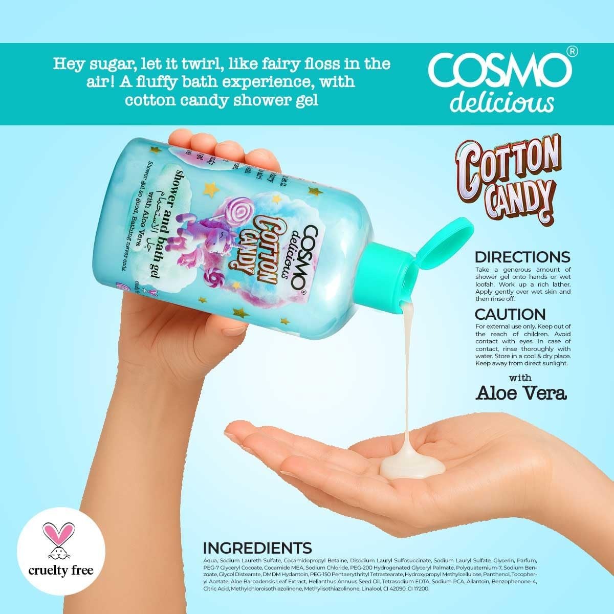 Delicious Cotton Candy 3pcs Kit