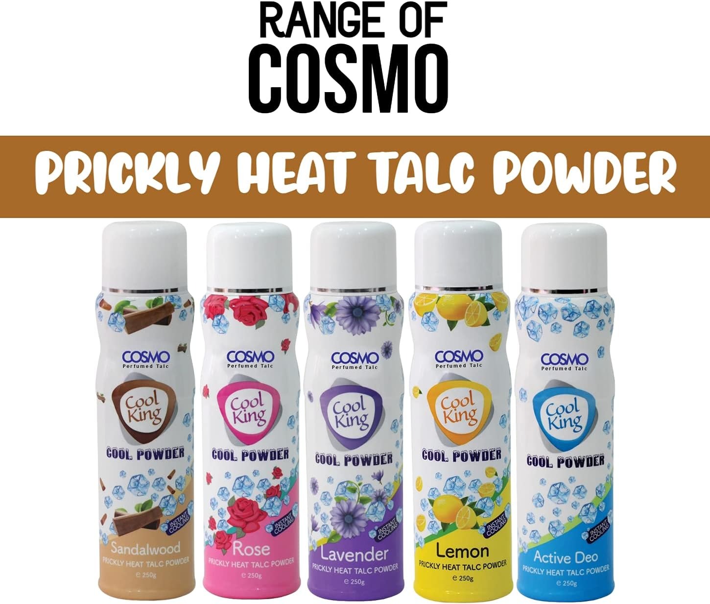 Perfumed Talc Cool Powder Lemon