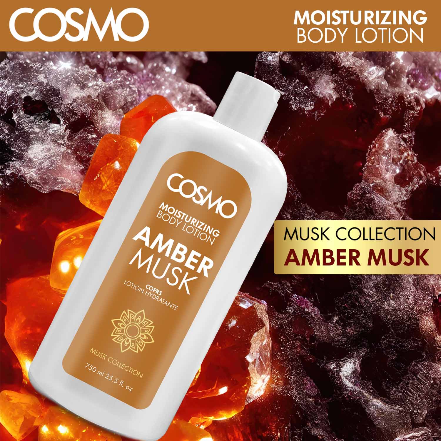 Amber Musk Moisturizing Body Lotion