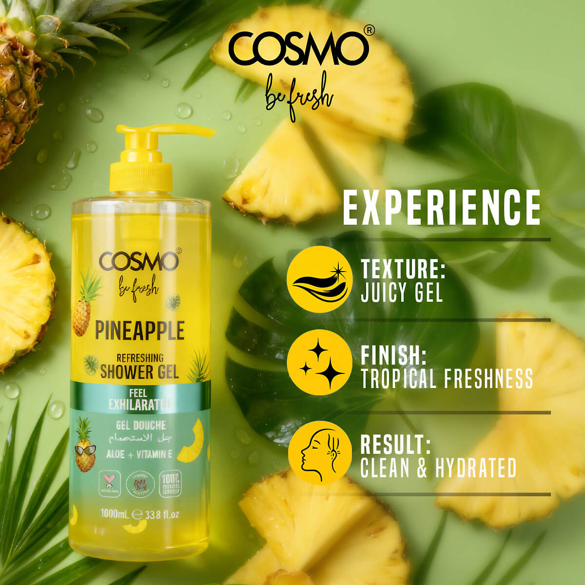 Be Fresh Pineapple Shower Gel