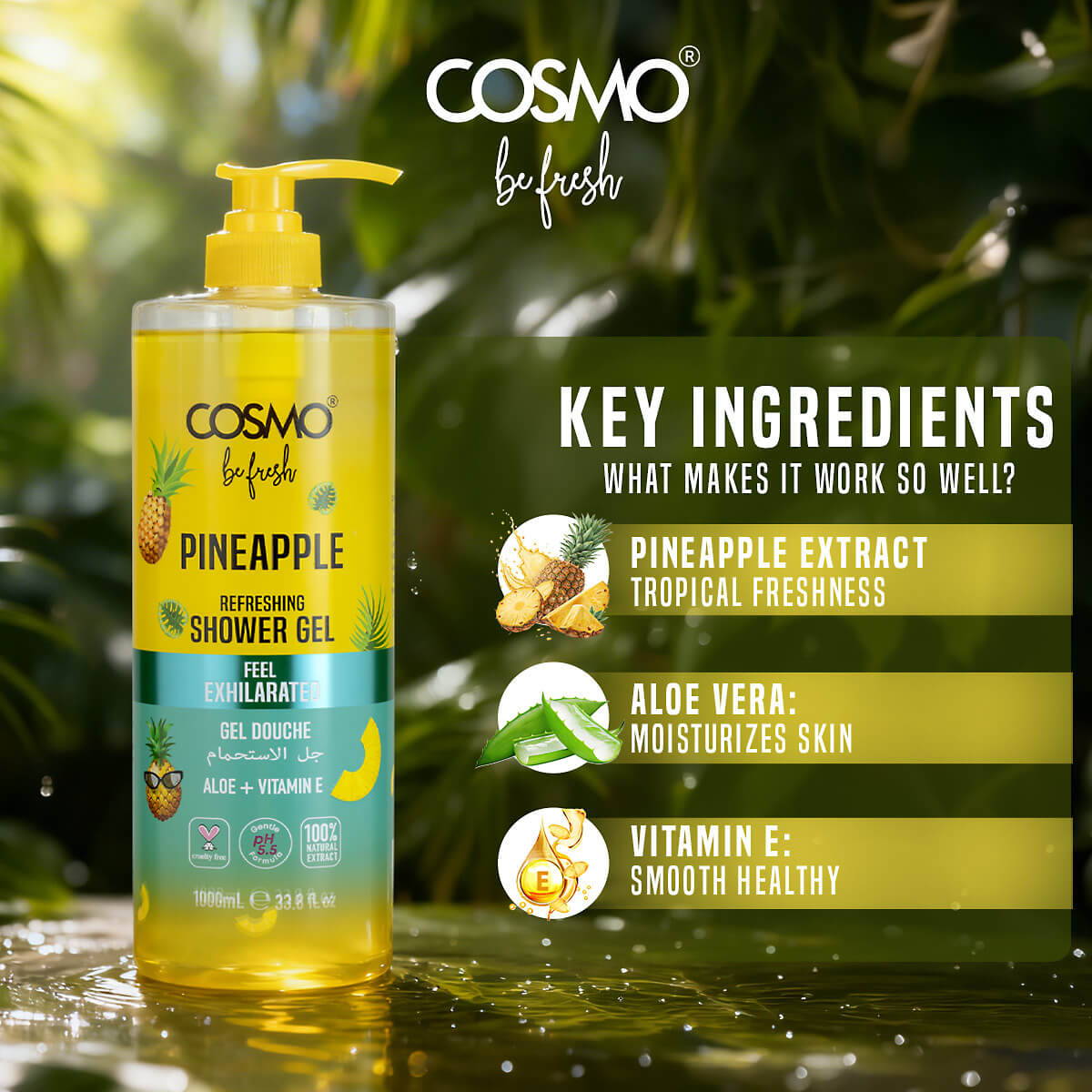 Be Fresh Pineapple Shower Gel