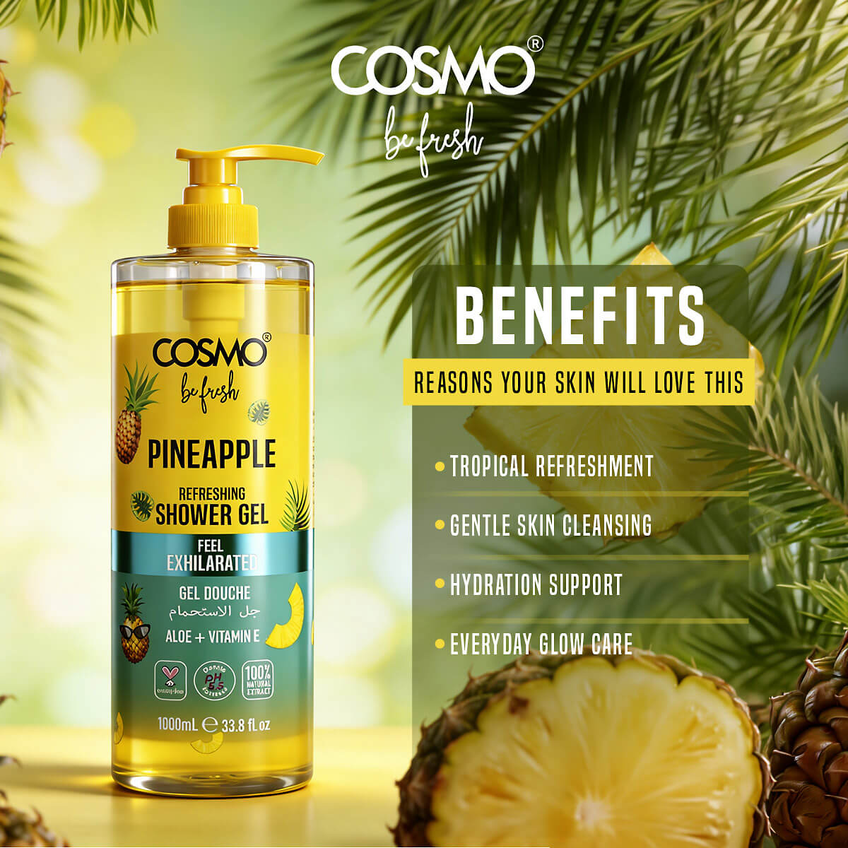 Be Fresh Pineapple Shower Gel