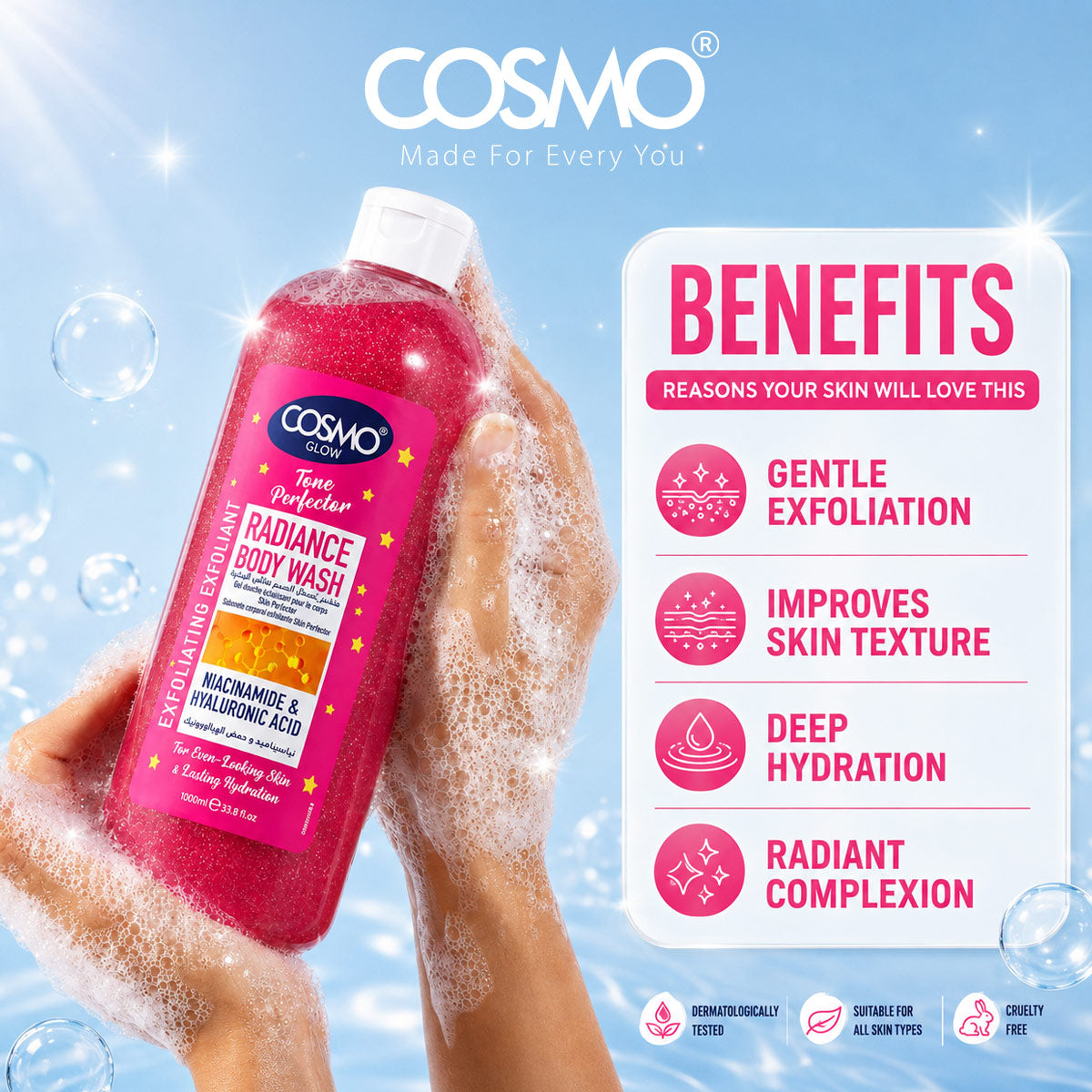 Cosmo Glow - Tone Perfector Radiance Body Wash