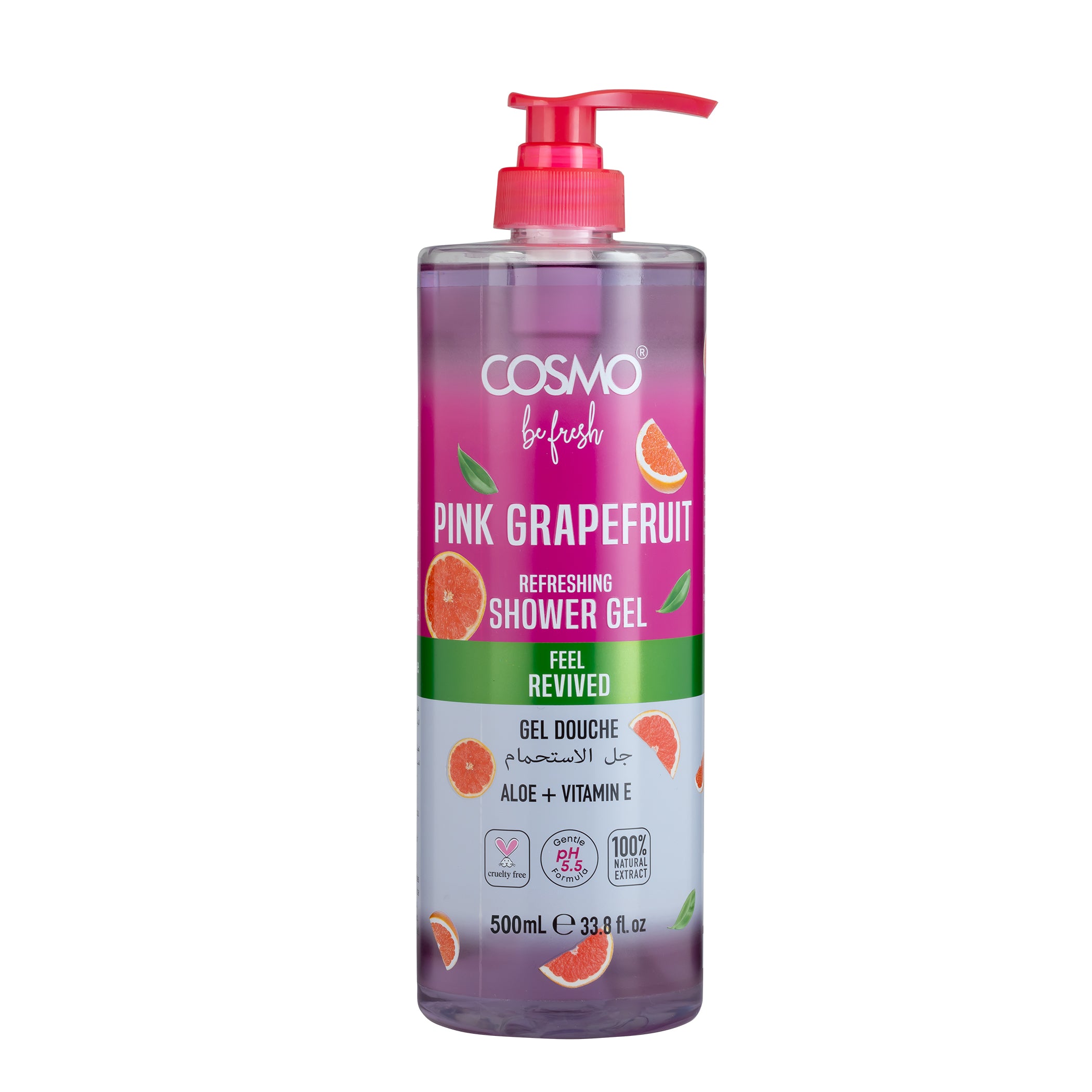 Be Fresh Pink Grapefruit Shower Gel