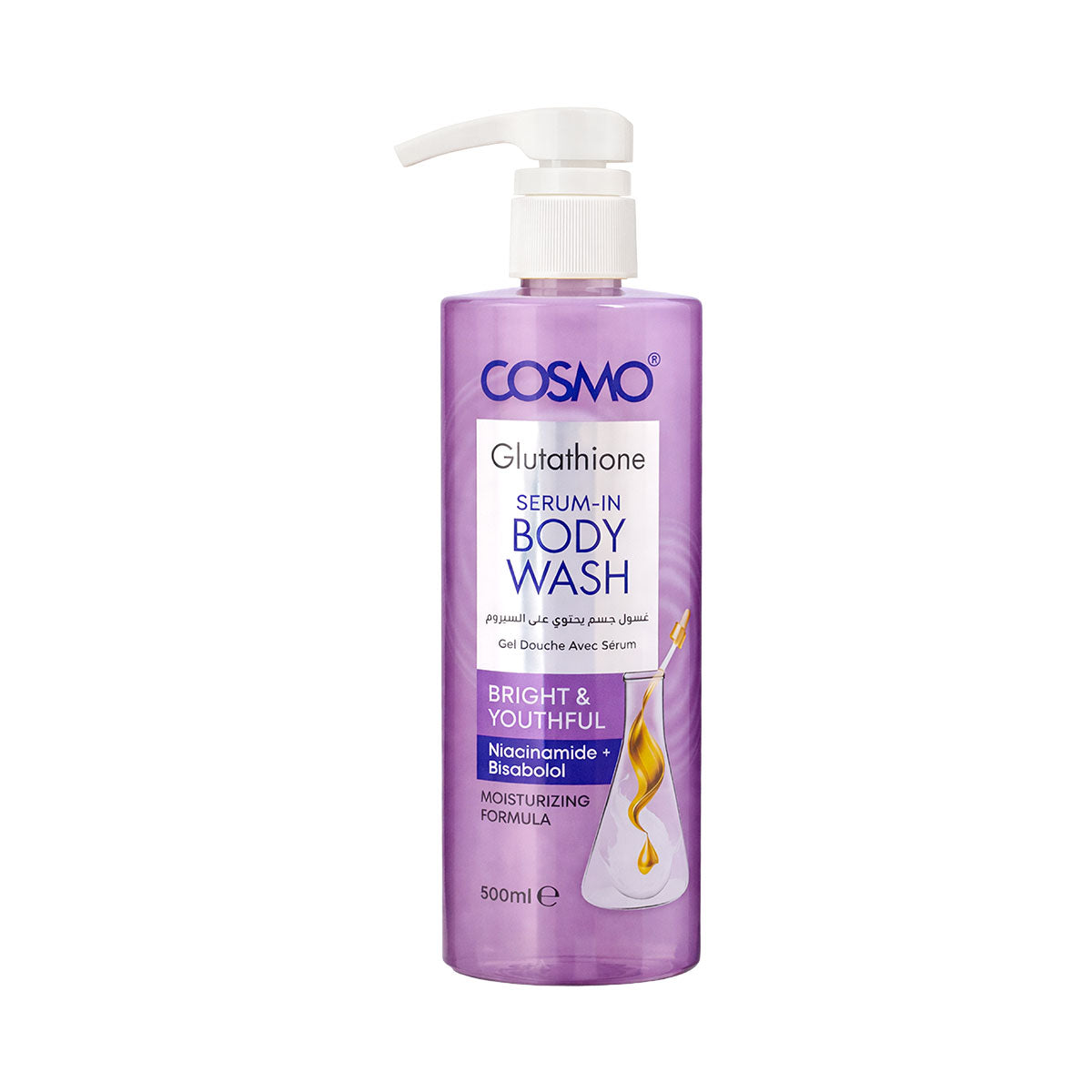 cosmo glutathione review Bright & Flawless Serum-in Body Wash S-Acetyl-L-Glutathione ≥95% 1 g