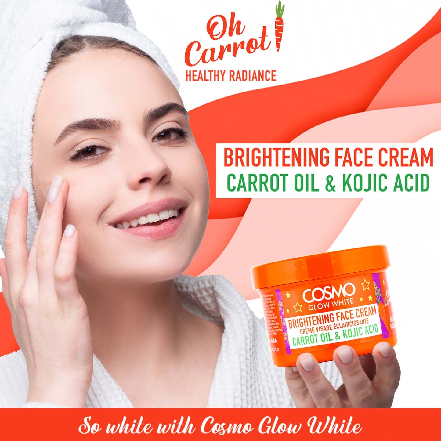Cosmo Glow White - Brightening Face Cream - 125ML