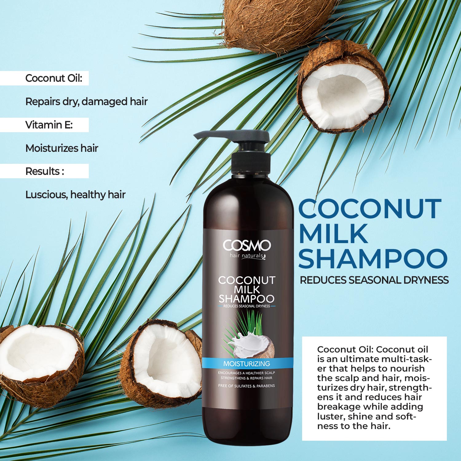 Coconut Milk Shampoo