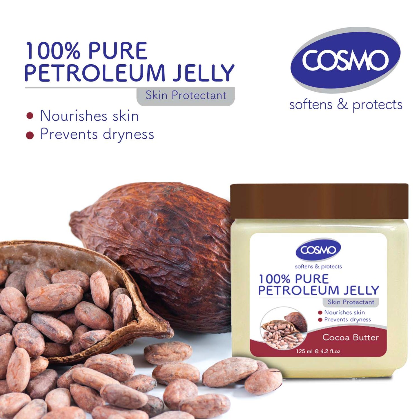 COCOA BUTTER 100% PURE PETROLEUM JELLY