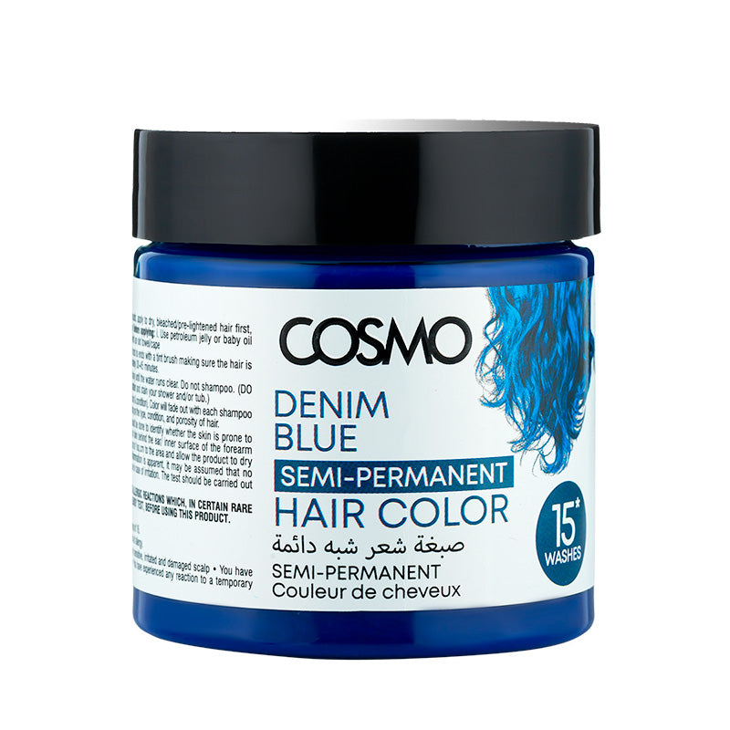 Semi-Permanent Hair Color Denim Blue