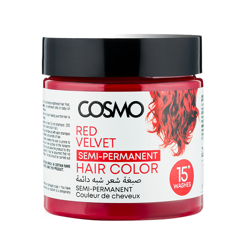 Semi-Permanent Hair Color Red Velvet