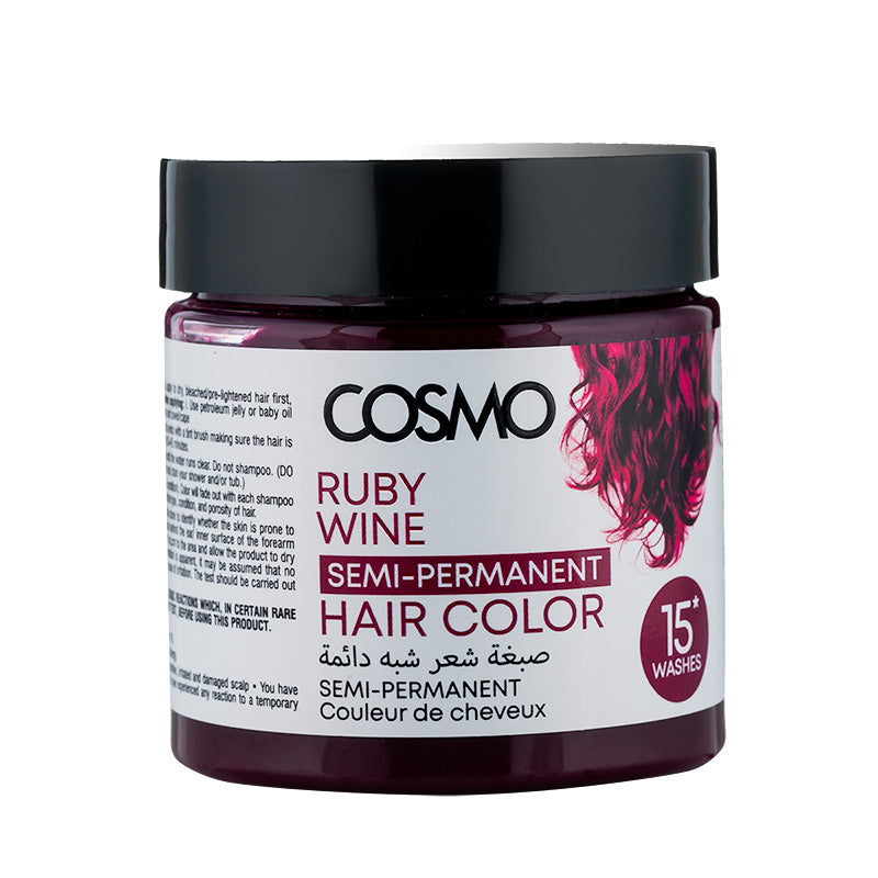 Semi-Permanent Hair Color Ruby Wine