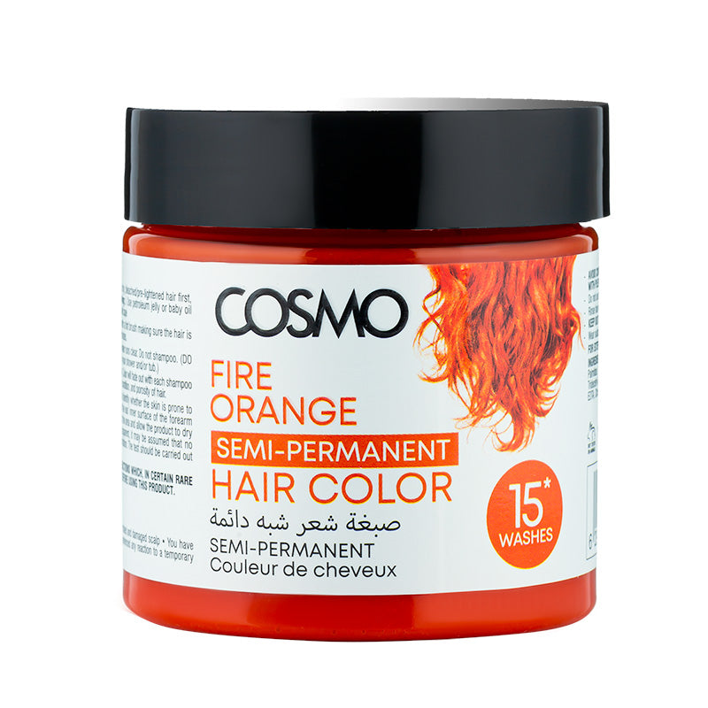 Semi-Permanent Hair Color Fire Orange