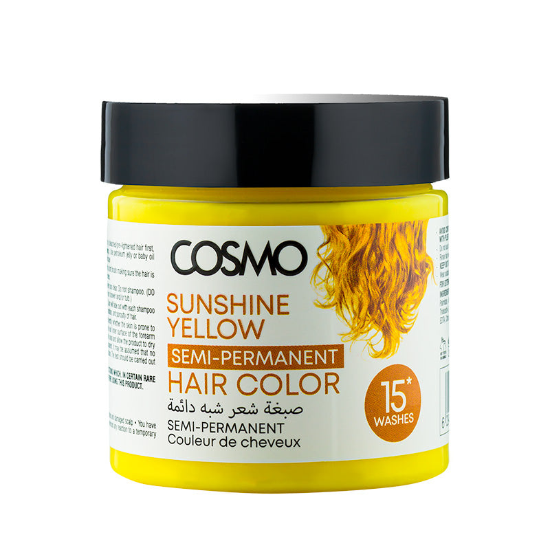 Semi-Permanent Hair Color Sunshine Yellow