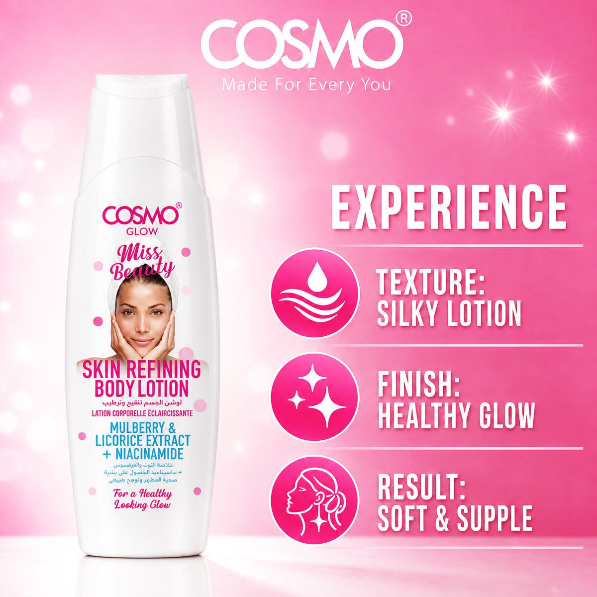 Cosmo Glow - Skin Refining Body Lotion