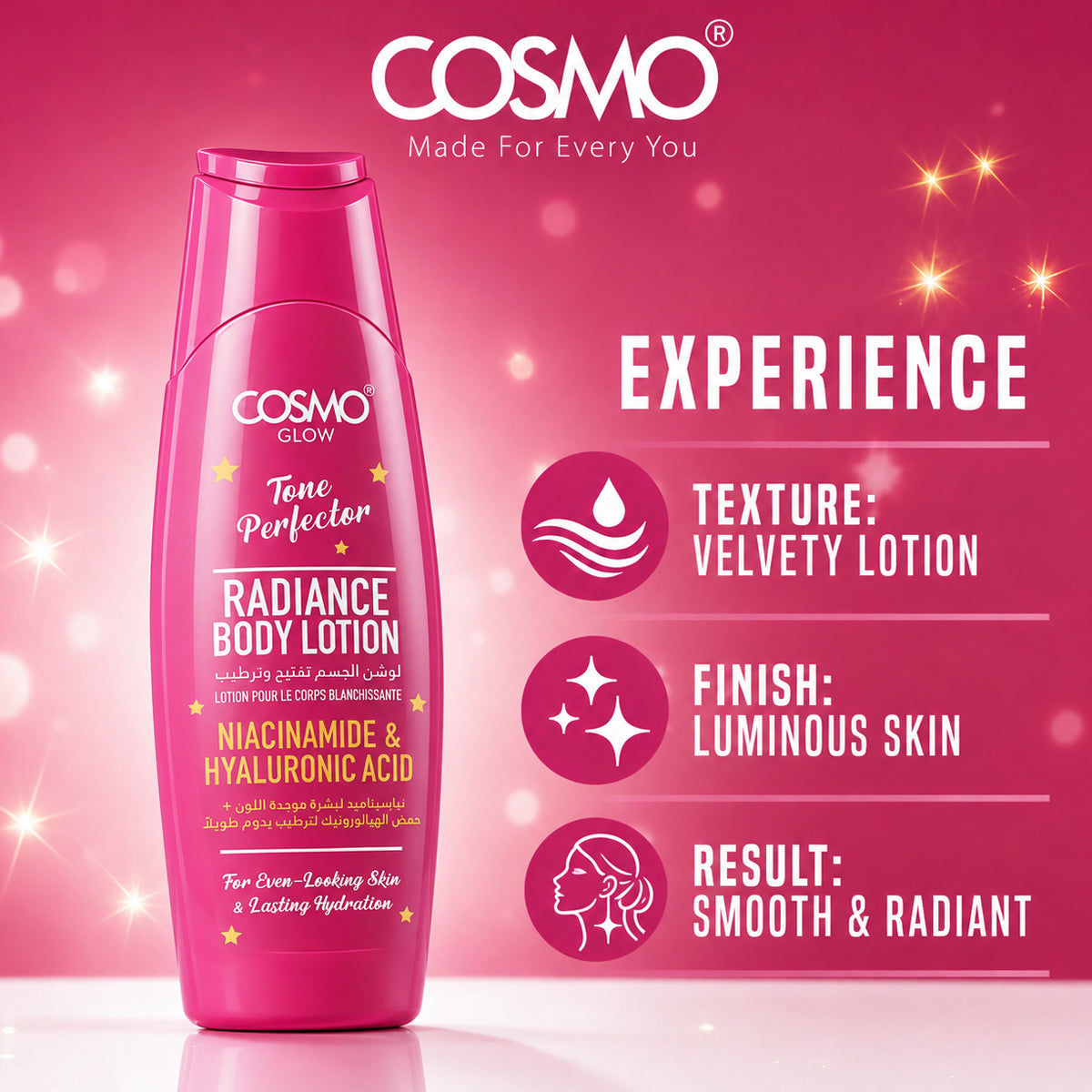 Cosmo Glow - Tone Perfector Radiance Body Lotion