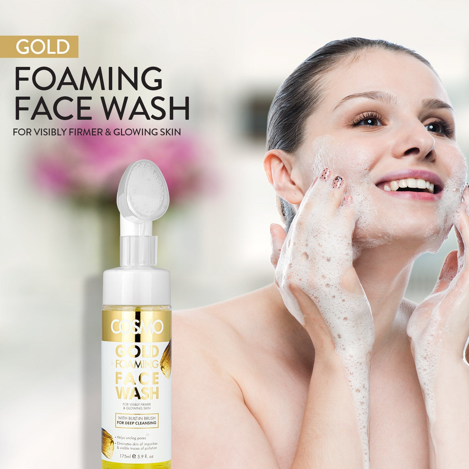 Gold Foaming Face Wash