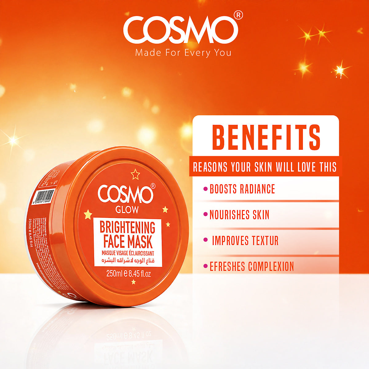 Cosmo Glow Brightening Face Mask