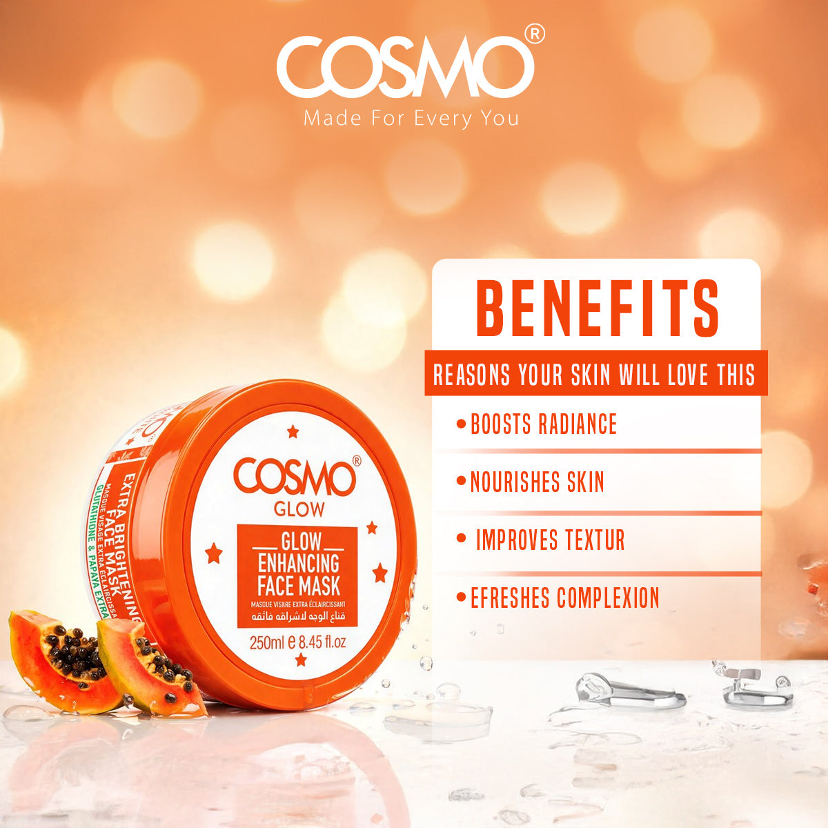 Cosmo Glow  - Glow Enhancing Face Mask