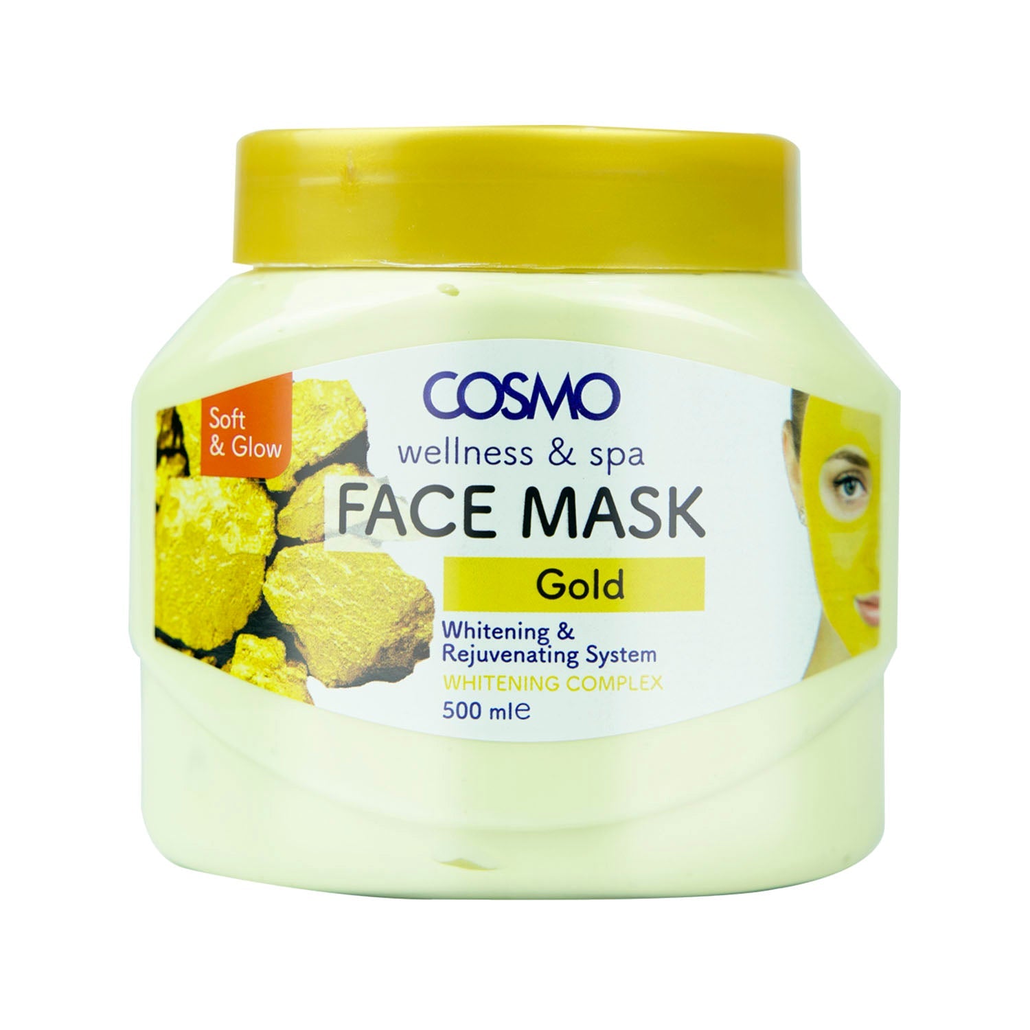 Gold Face Mask