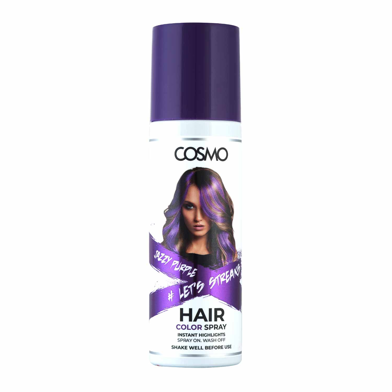 Temporary Hair Colour Spray Jazzy Purple