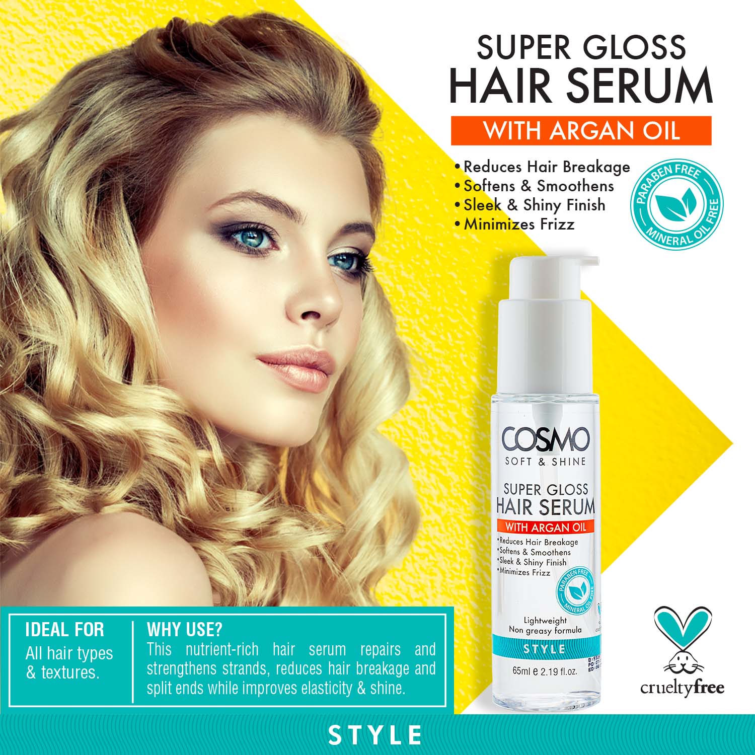 Hair shine deals serum