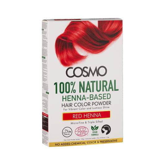 100% Natural Henna-Based Hair Color Powder - Red Henna