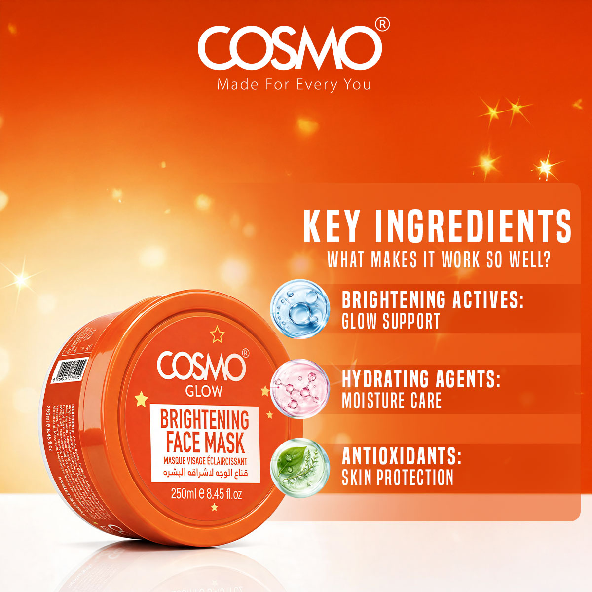 Cosmo Glow Brightening Face Mask