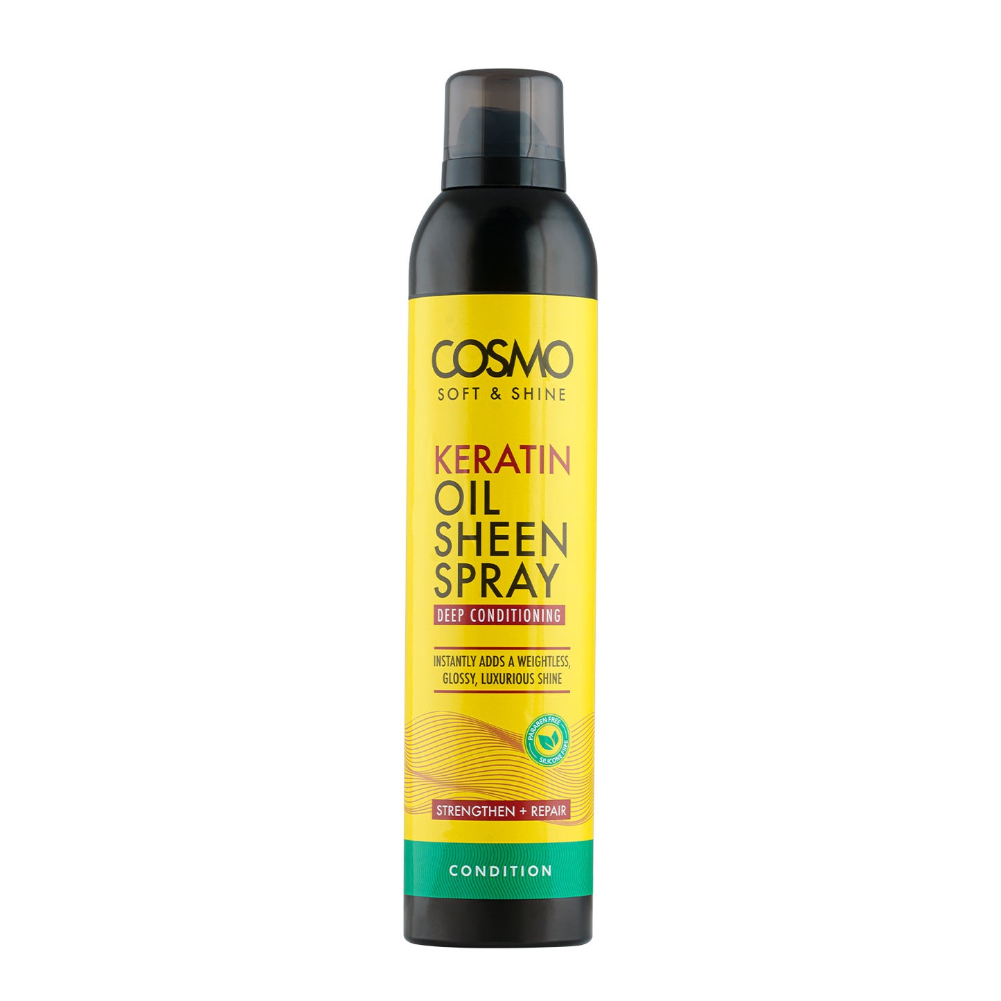 COSMO SOFT & SHINE KERATIN OIL SHEEN SPRAY CONDITION - 300ML