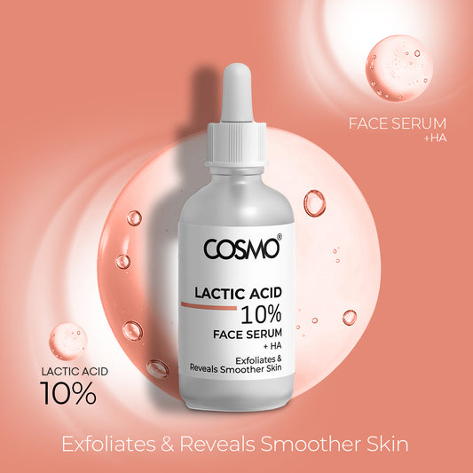 10% Lactic Acid + Ha Face Serum