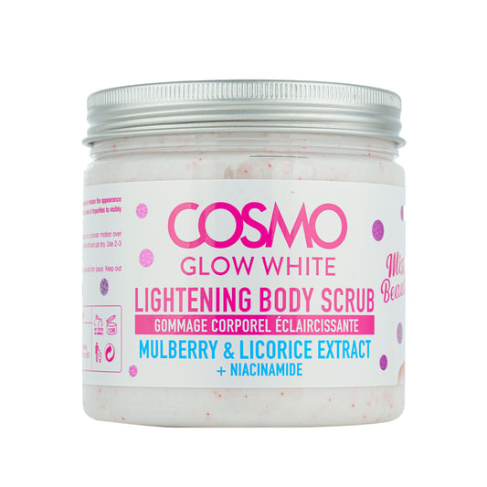Cosmo Glow White - Lightening Body Scrub - 475ML