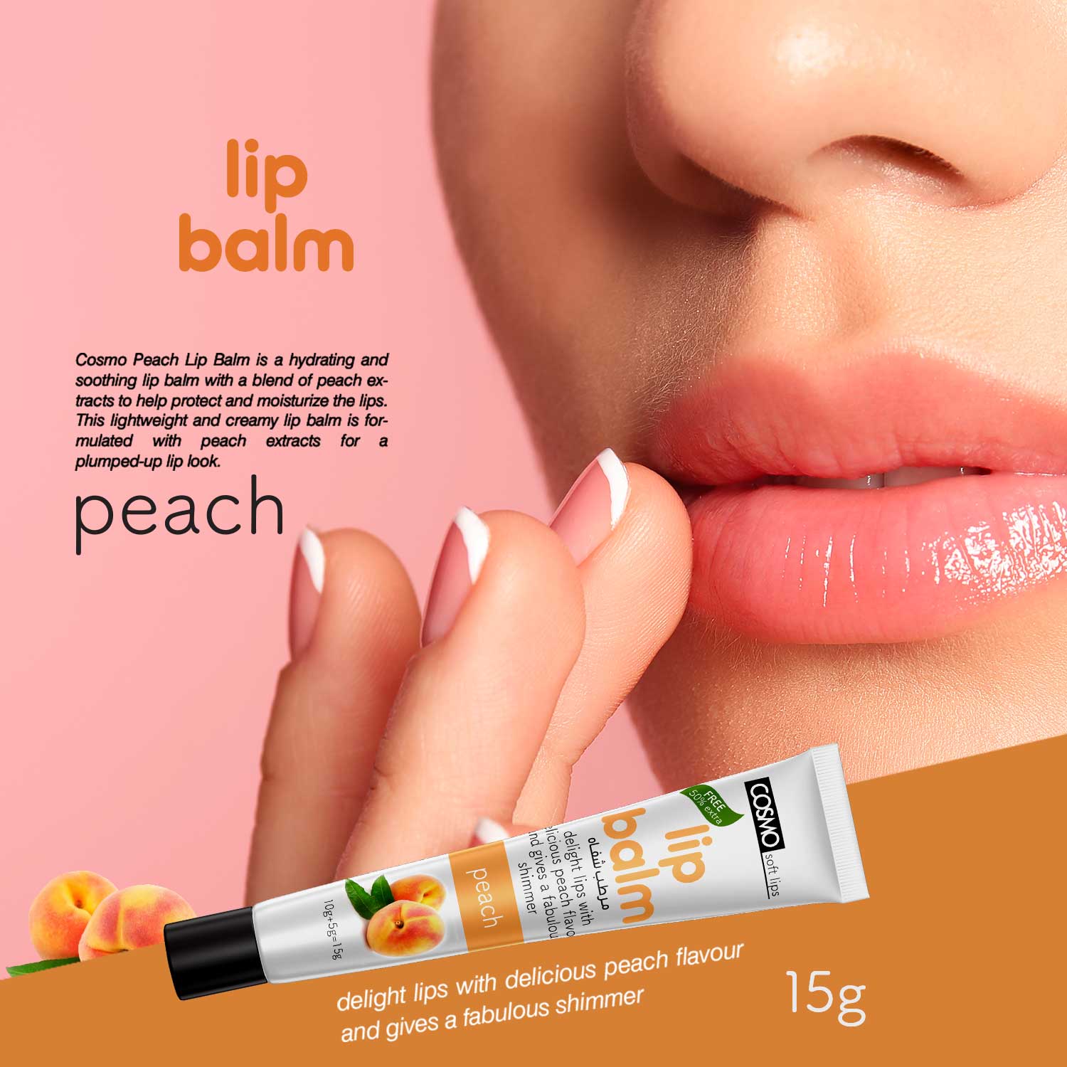 Peach Lip Balm