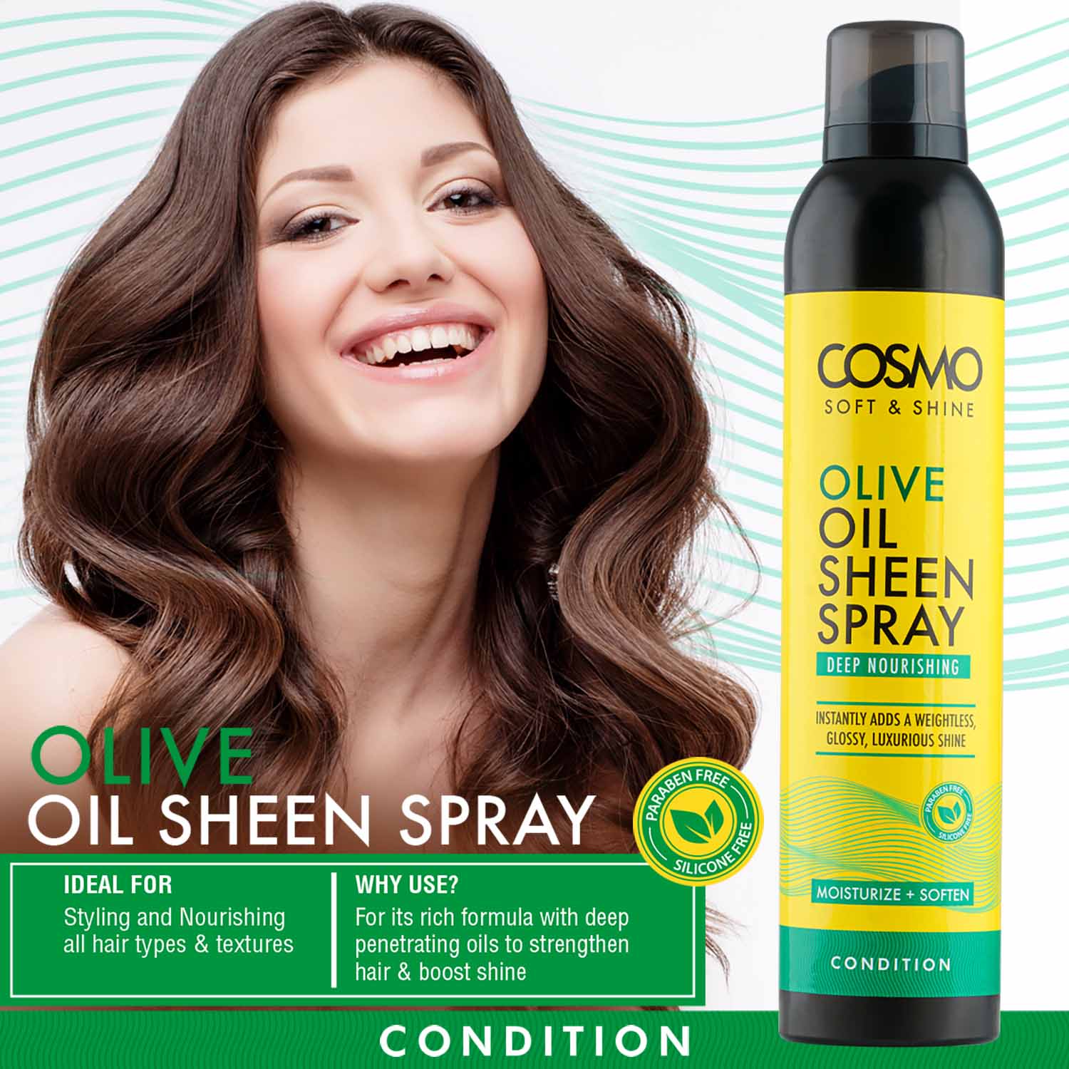 Olive oil sheen deals spray