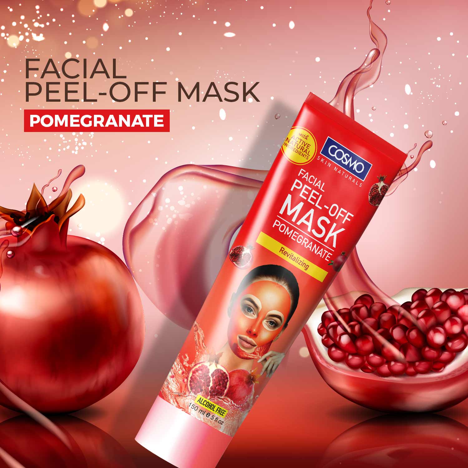 Pomegranate Peel-Off Mask