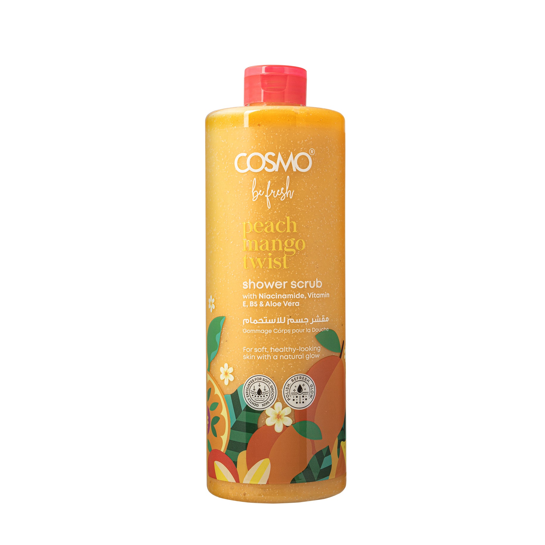 Be Fresh Body Shower Scrub Peach Mango Twist
