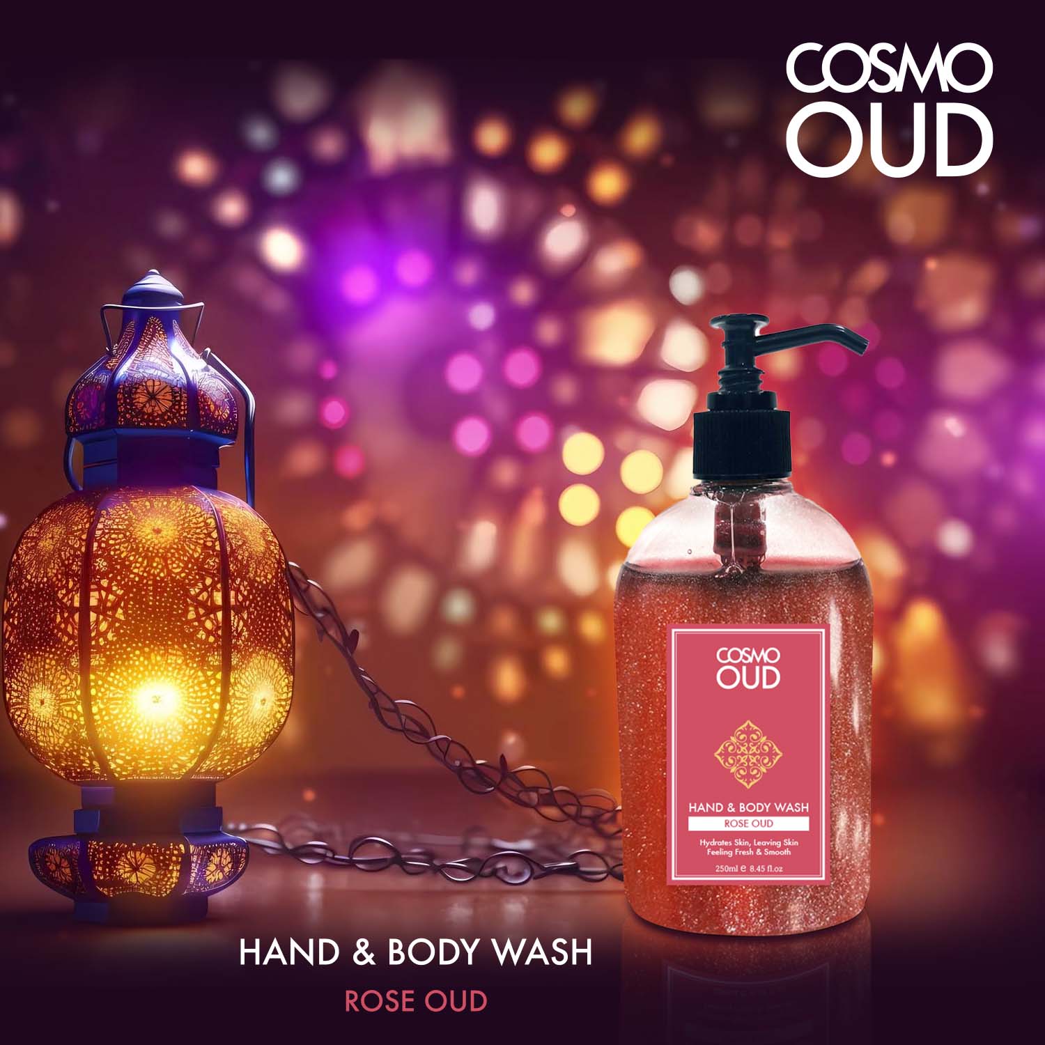 Rose Oud Hand Body Wash