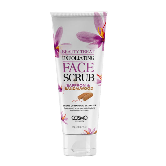 Saffron Sandalwood Face Scrub