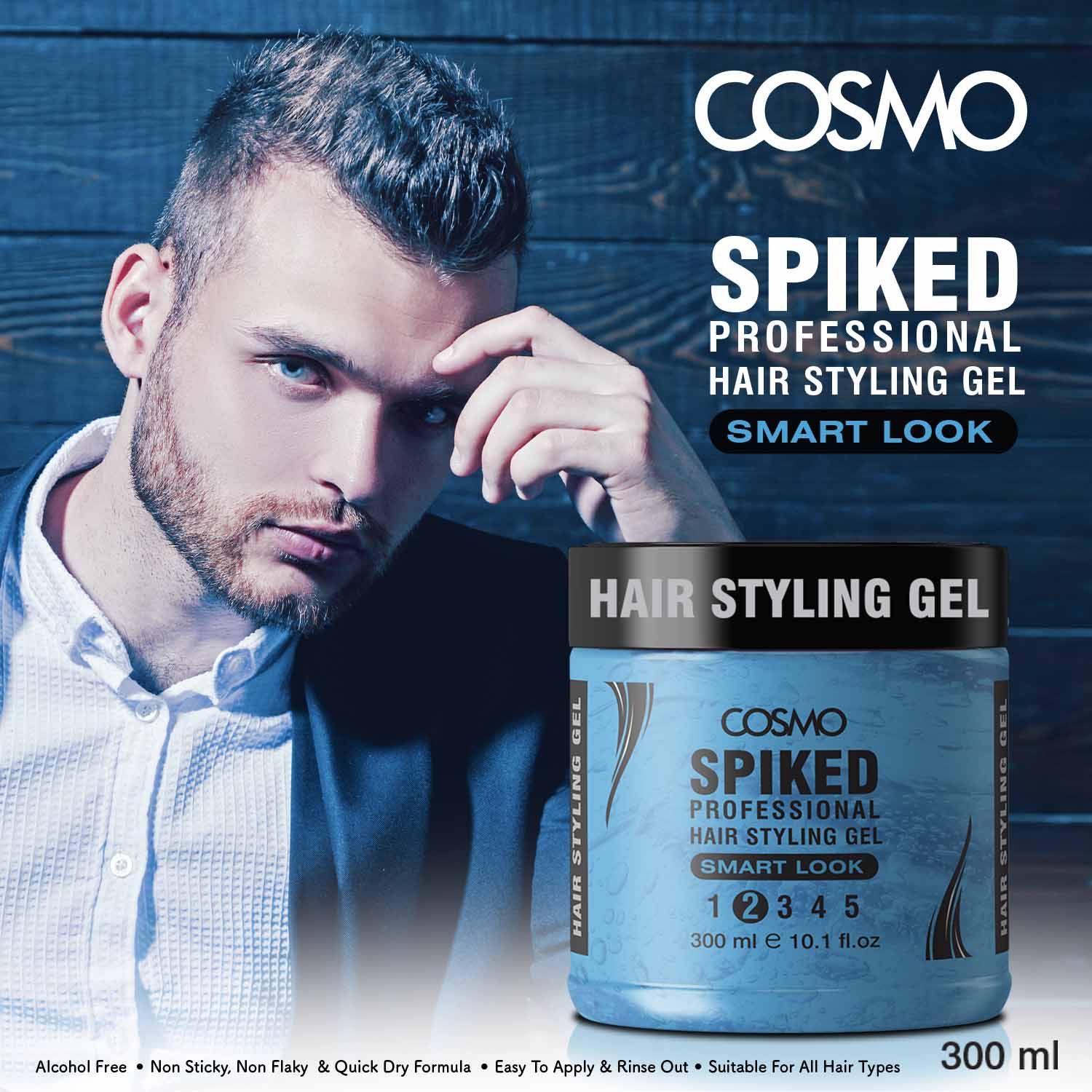 Dry look shop hair gel